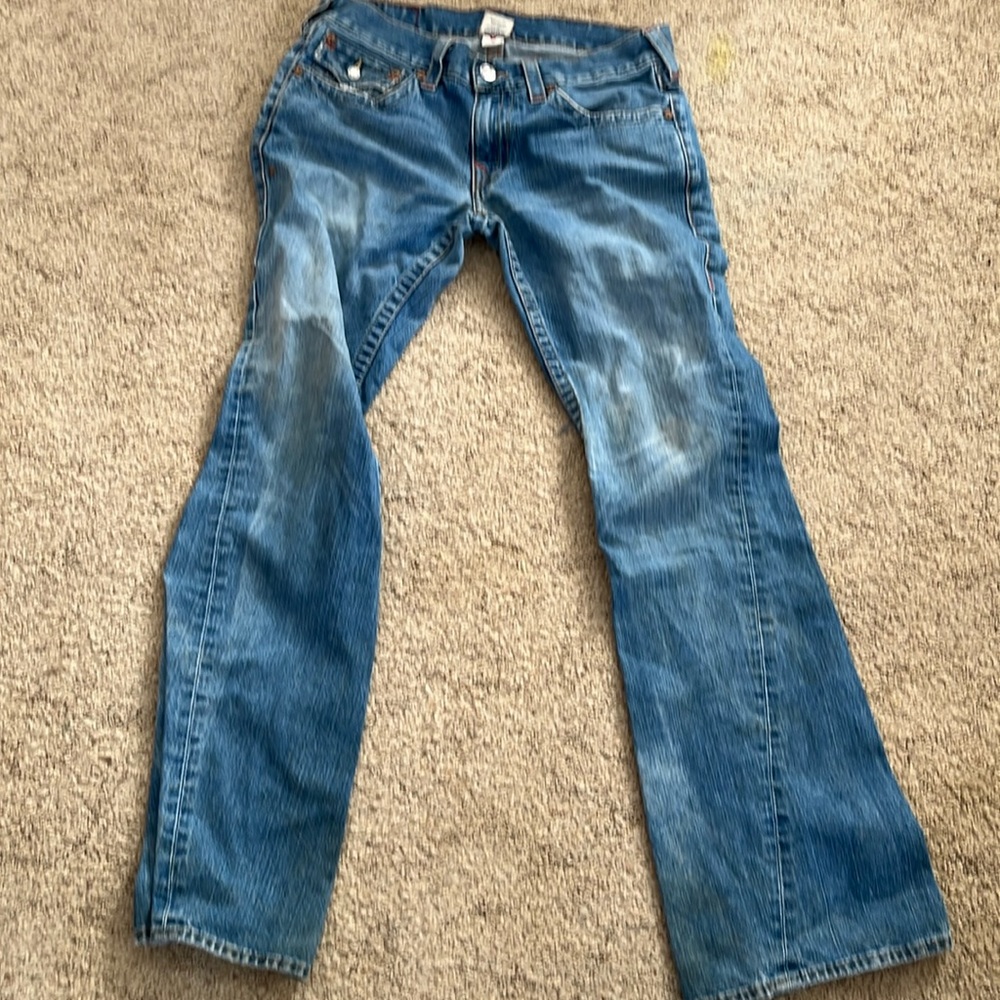 True Religion Joey 32/33 100% cotton jeans